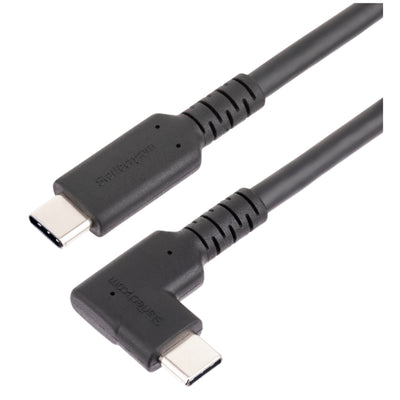 StarTech.com RUSB31CC1MBR - 3ft (1m) Rugged Right Angle USB-C Cable