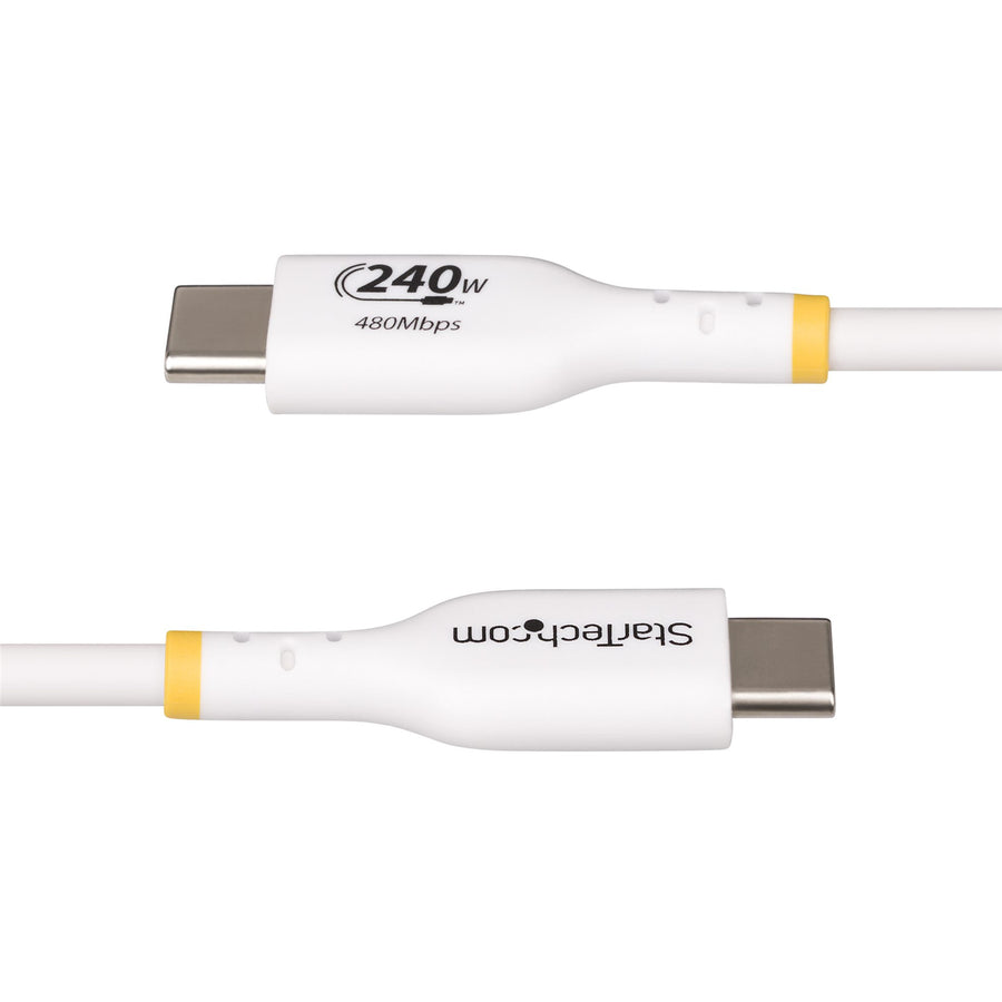 StarTech.com  USB2EPR2MW USB-C - 240W USB-C Cable - 2m - White