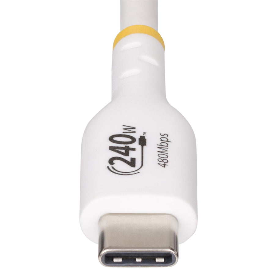 StarTech.com  USB2EPR2MW USB-C - 240W USB-C Cable - 2m - White