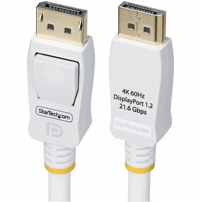 StarTech.com DP12-CABLE-6FTW - 1.8m White VESA Certified DP 1.2 Cable