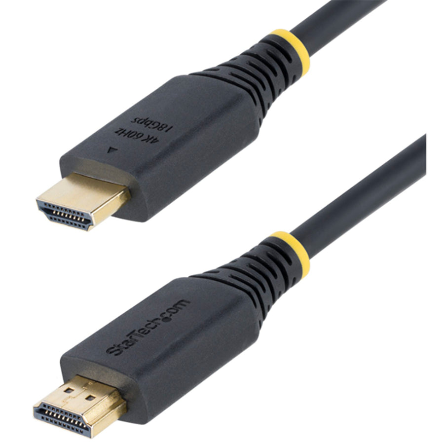StarTech.com  HDMI2-CABLE-4K60-30C 4K 60Hz - Premium Certified HDMI Cable - 30cm - Black