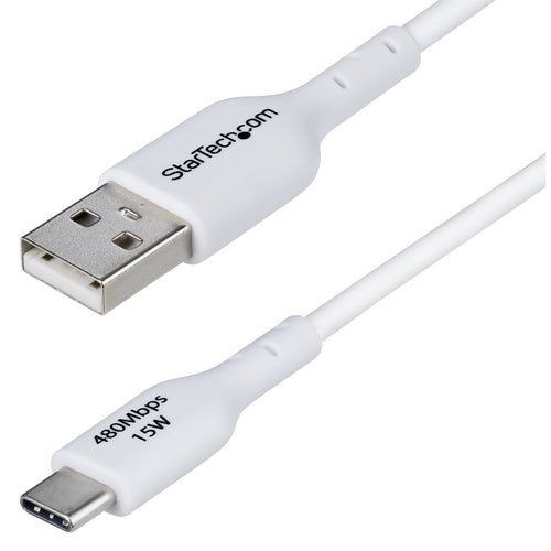StarTech.com USB2AC1MNCWHE - 1m USB-A to USB-C Charging Cable White