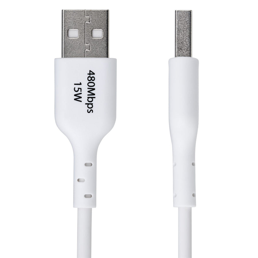 StarTech.com  USB2AC1MNCWHE USB 2.0 - 480Mbps USB-A to USB-C Cable - 1m - White