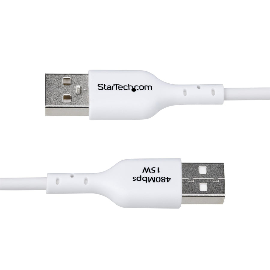 StarTech.com  USB2AC1MNCWHE USB 2.0 - 480Mbps USB-A to USB-C Cable - 1m - White