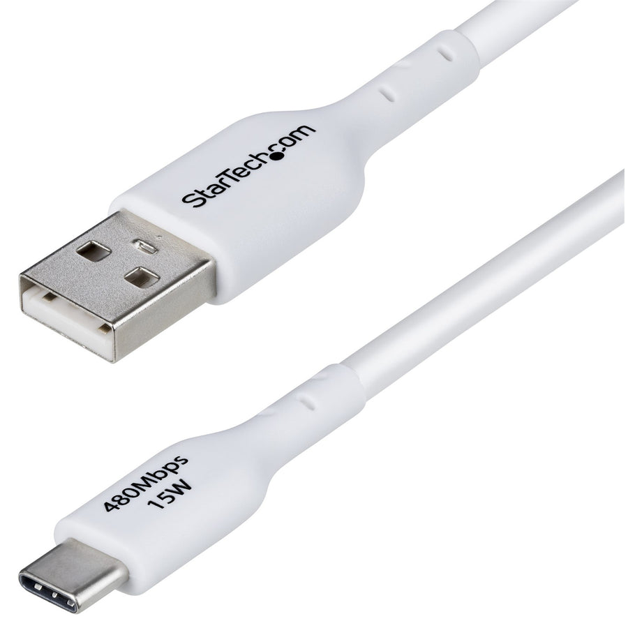 3m USB-A to USB-C Charging Cable White