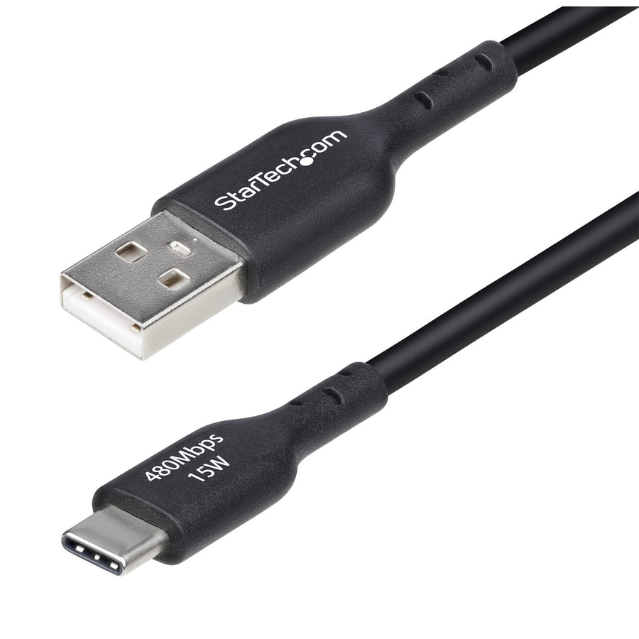 StarTech.com  USB2AC2MNC USB 2.0 - 480Mbps USB-A to USB-C Cable - 2m - Black