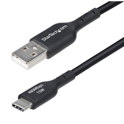 StarTech.com  USB2AC2MNC USB 2.0 - 480Mbps USB-A to USB-C Cable - 2m - Black