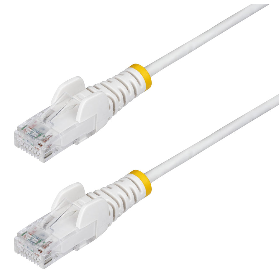 StarTech.com N6PAT100CMWHS 1m schlankes CAT6 Ethernet-Kabel, weiß