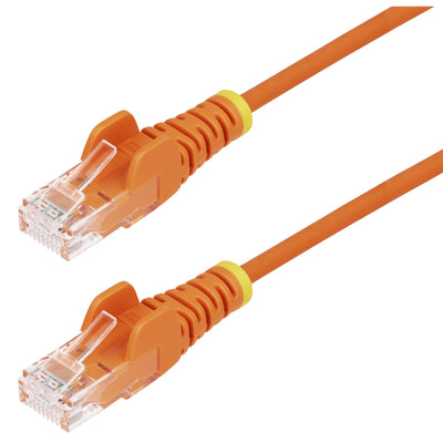 StarTech.com N6PAT250CMORS - 2.5m Orange Slim CAT6 Ethernet Cable
