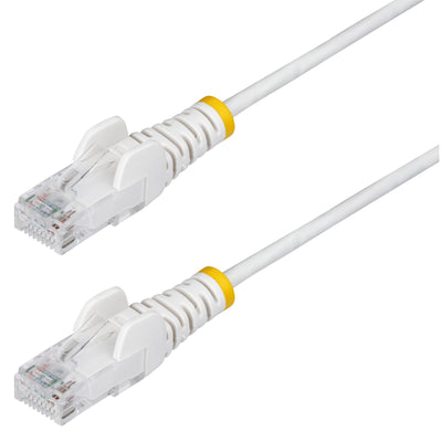 StarTech.com N6PAT250CMWHS - 2.5m White Slim CAT6 Ethernet Cable