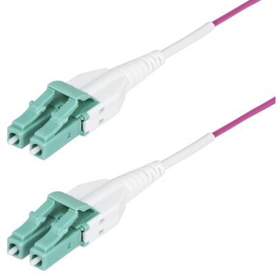 StarTech.com OM4RLCLC2M - 2m LC/UPC OM4 Fiber Cable OFNR Riser
