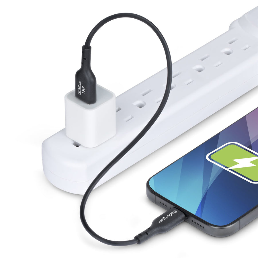 StarTech.com USB2AC30CMBK 30cm USB-A to USB-C Charging Cable