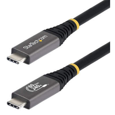 StarTech.com CC50CM80GUSB4CABLE - 50cm USB4 Cable USB-IF Certified USB-C