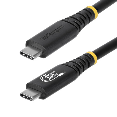 StarTech.com CC2M20GUSB4TP - 2m USB4 Cable USB-IF Certified USB-C