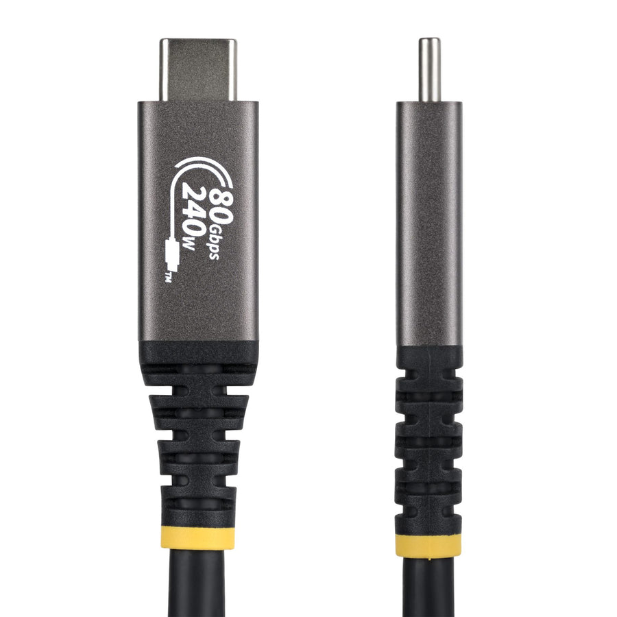 StarTech.com CC150CM80GUSB4CABLE 1.5m USB4 Cable USB-IF Certified USB-C