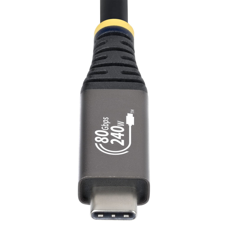 StarTech.com CC150CM80GUSB4CABLE 1.5m USB4 Cable USB-IF Certified USB-C