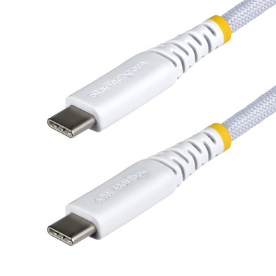 StarTech.com USB2CC2MNCBRWH - 2m geflochtenes USB-C-Ladekabel