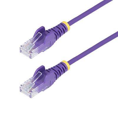 StarTech.com N6PAT25CMPLS - 25cm Purple Slim CAT6 Ethernet Cable