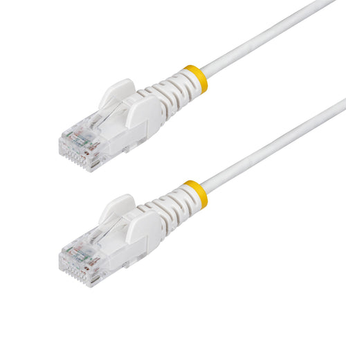 25cm White Slim CAT6 Ethernet Cable