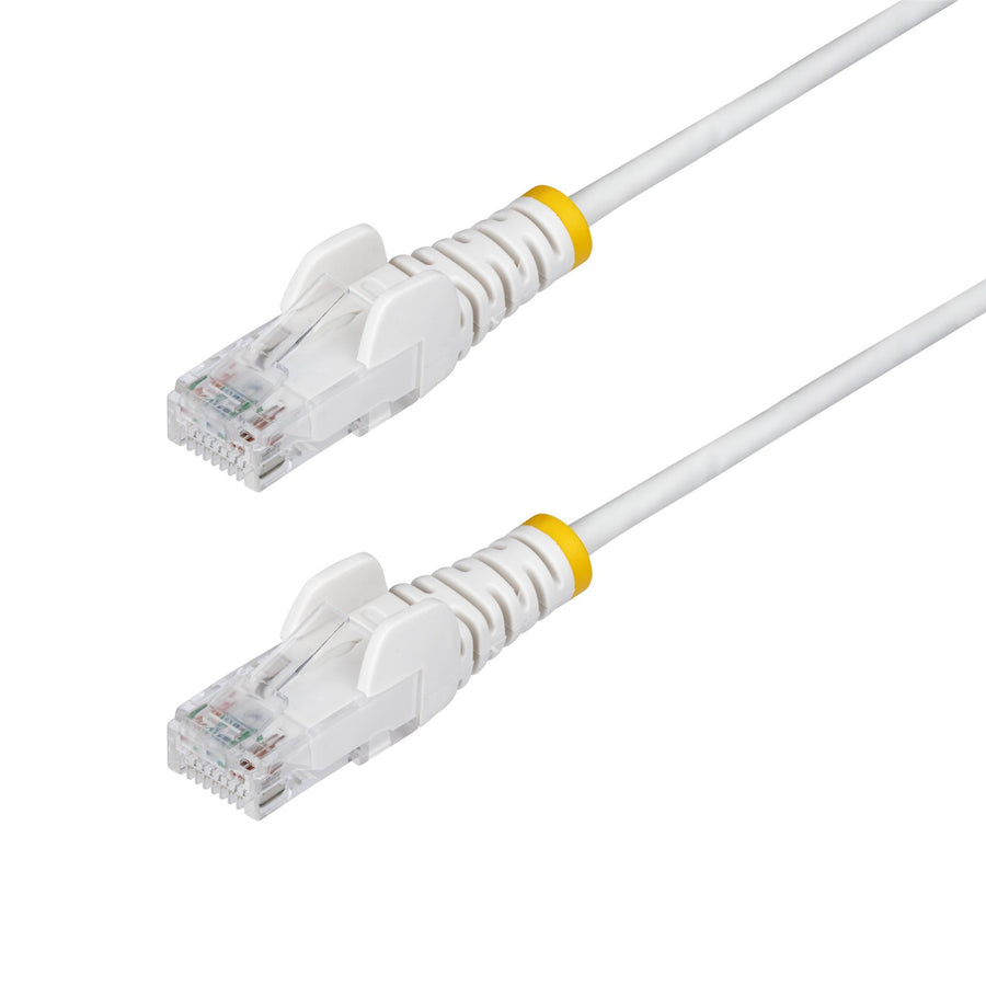 25cm White Slim CAT6 Ethernet Cable