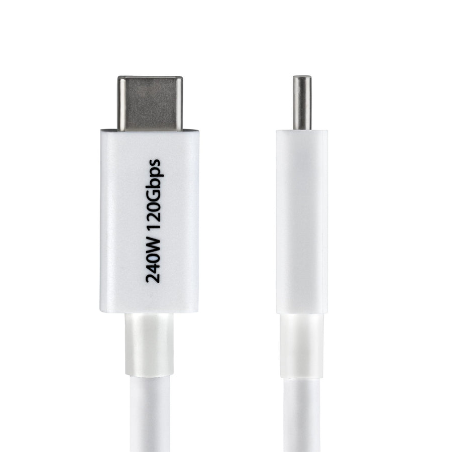 StarTech.com TBLT5MM50CM240WWH 50cm Certified Thunderbolt 5 Cable