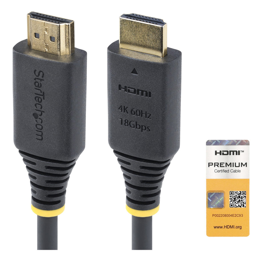 StarTech.com HDMI2-CABLE-4K60-8F 2.4m Premium Certified HDMI Cable 4K60