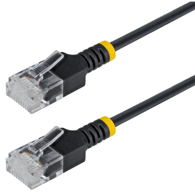 StarTech.com 6839619 50cm Black Ultra Slim CAT6a Cable
