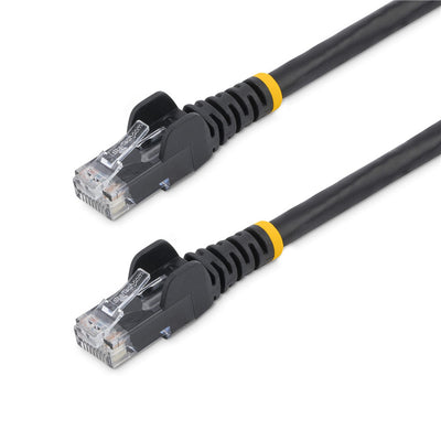 StarTech.com N6PATC50CMBK - 0.5m Black Snagless Cat6 UTP Patch Cabl.