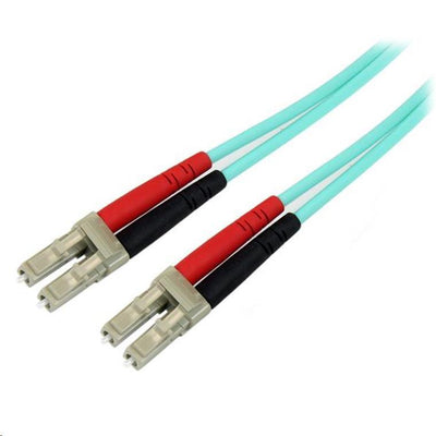 A50FBLCLC3 - 3m Aqua MM 50 LC to LC Fiber Patch Cable