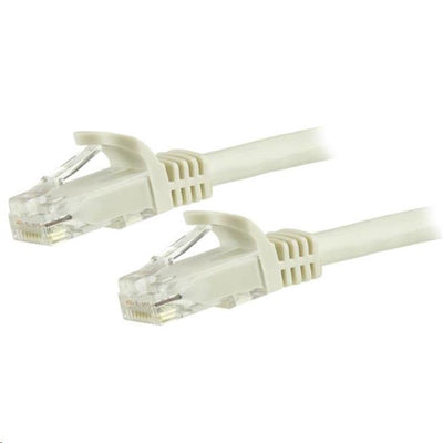 N6PATC3MWH - 3m weißes, snagless UTP Cat6 Patchkabel