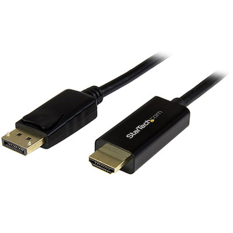StarTech.com  DP2HDMM2MB 4K 30Hz DisplayPort to HDMI Cable - 2m (6ft) - Black