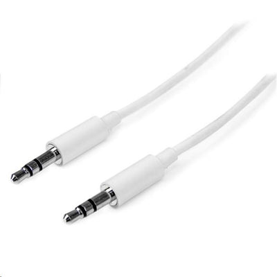 StarTech.com  MU1MMMSWH 3.5mm Stereo Audio Cable - 1m - White