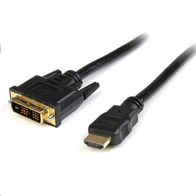 StarTech.com HDDVIMM1M HDMI-auf-DVI-D-Kabel 1920x1200 – 1 m – Schwarz