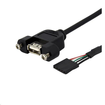 StarTech.com USBPNLAFHD3 - 3ft Panel Mount USB A / USB Header Cable