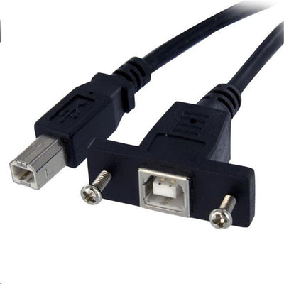 StarTech.com USBPNLBFBM3 – 0,9 m langes USB-Einbaukabel B auf B – Buchse/Stecker