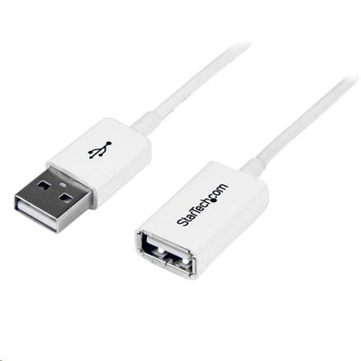 StarTech.com  USBEXTPAA1MW USB 2.0 - 480Mbps USB Extension Cable - 1m - White