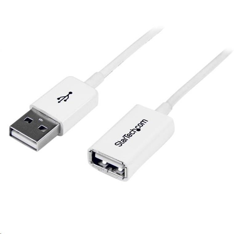 StarTech.com  USBEXTPAA1MW USB 2.0 - 480Mbps USB Extension Cable - 1m - White