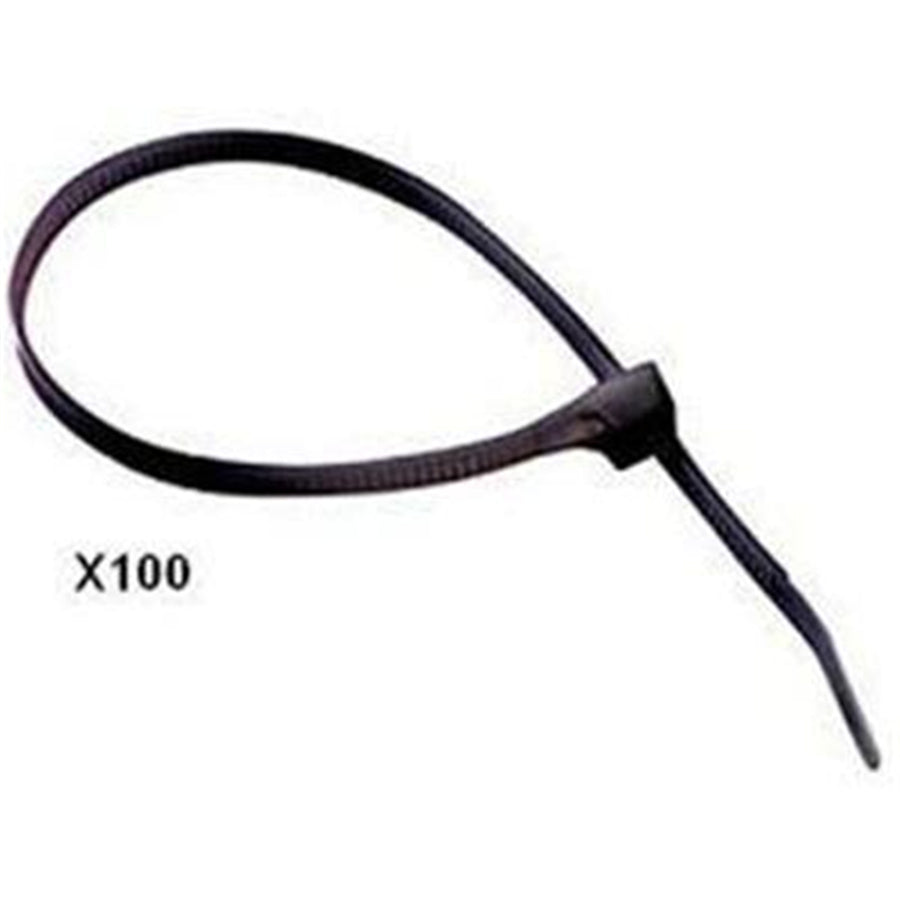 DYNAMIX CAB150B - 150mm x 2.5mm Cable Tie 100pk