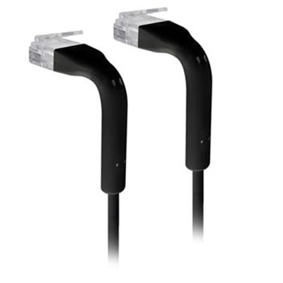 Ubiquiti UC-PATCH-RJ45-BK - UniFi 10cm RJ45 patch cable with both ends bendable black