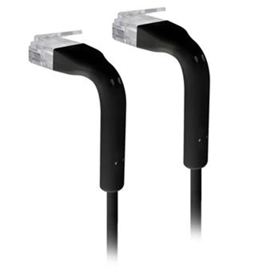Ubiquiti UC-PATCH-RJ45-BK - UniFi 10cm RJ45 patch cable with both ends bendable black