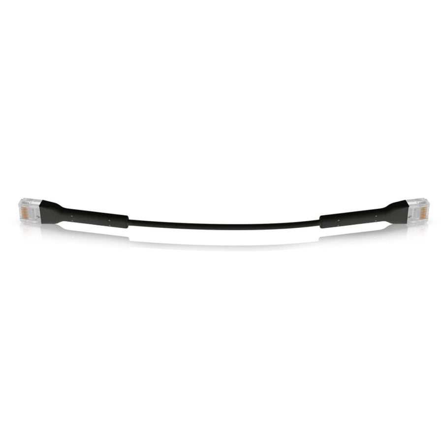 Ubiquiti UC-PATCH-RJ45-BK - UniFi 10cm RJ45 patch cable with both ends bendable black