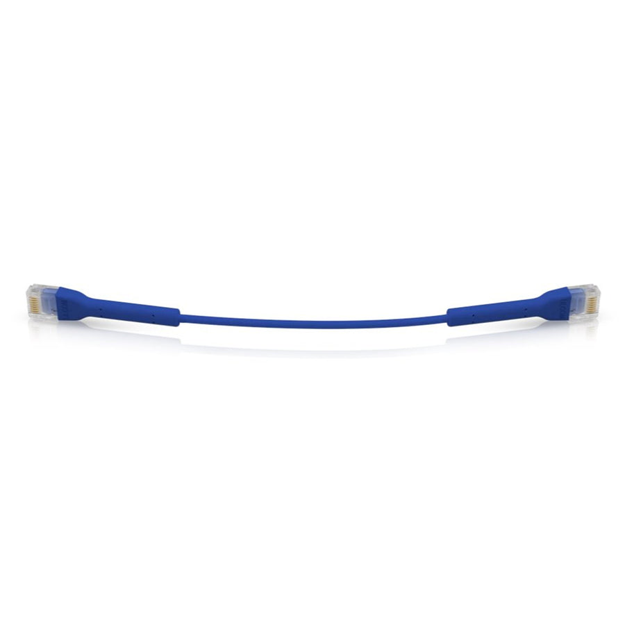 Ubiquiti UC-PATCH-RJ45-BL - UniFi 10cm RJ45 patch cable with both ends bendable blue