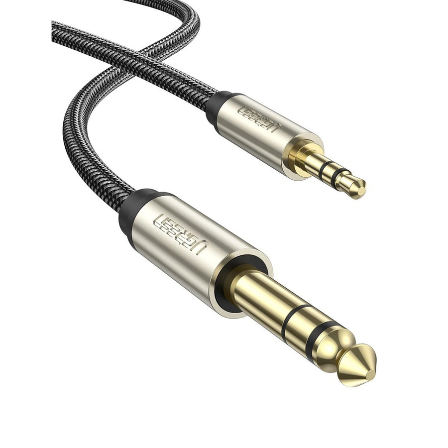 UG-10628 - UGREEN 3.5 to 6.35 TRS Stereo Audio Cable 2m (Gray)