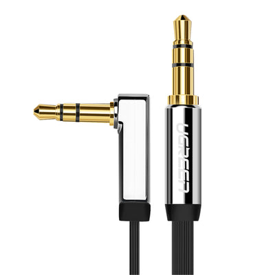 UG-10729 - Ugreen 3.5 Male To Male Angled Flat Cable 5M