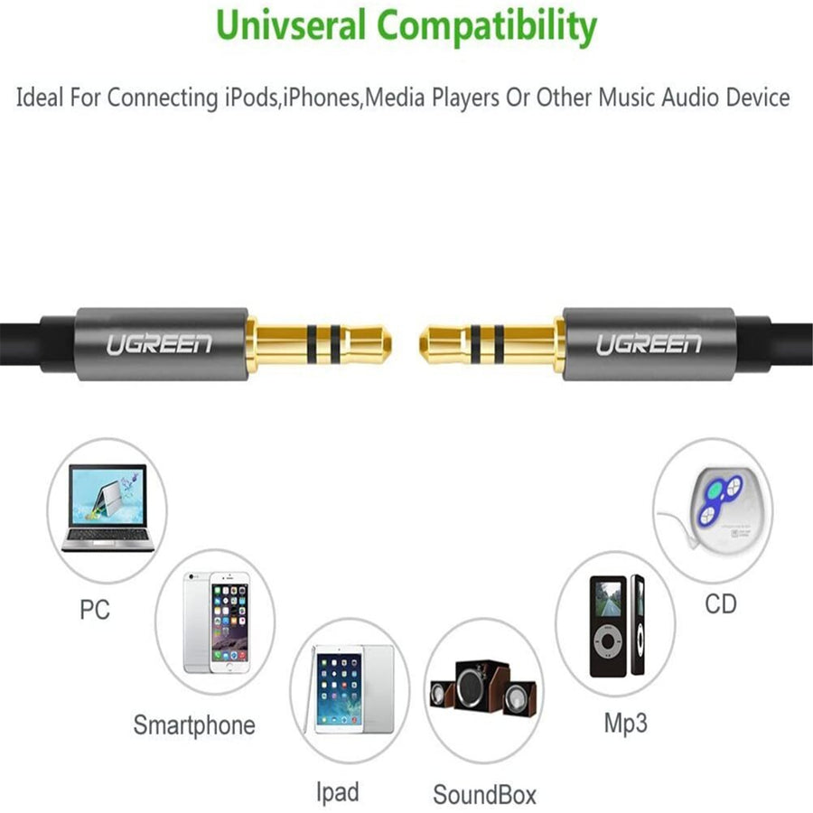 UGREEN  UG-10737 3.5mm Audio Cable - 5m