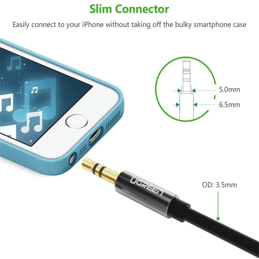 UGREEN  UG-10737 3.5mm Audio Cable - 5m