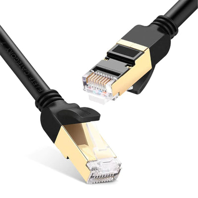 UG-11271 - Ugreen Cat7 F/FTP Round Ethernet Cable Black 5M