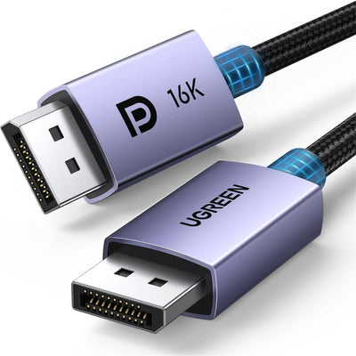UGREEN UG-15384 16K Display Port 2.1 Braided Cable - 2m