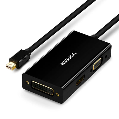 UGREEN UG-20418 Mini DP to HDMI/VGA/DVI Converter (Black)