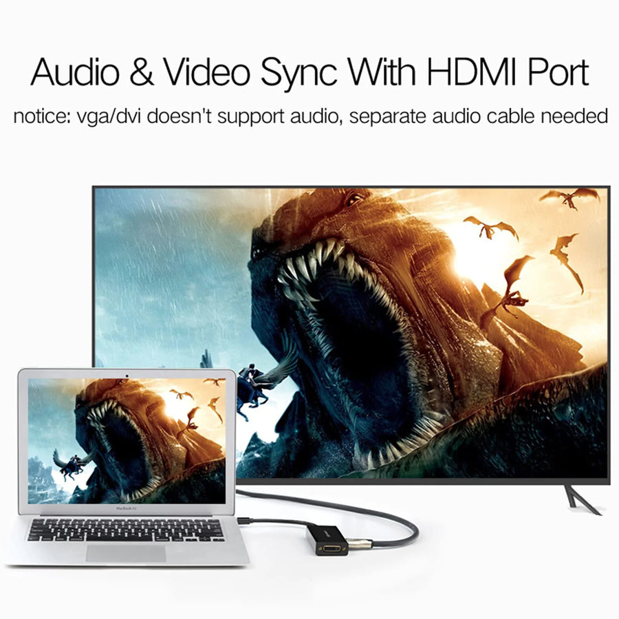 UGREEN UG-20418 Mini DP to HDMI/VGA/DVI Converter (Black)